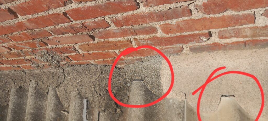 inspeccion previa , detectar puntos de filtracion , goteras .