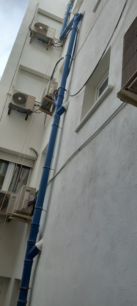 instalacion de bajante sanitaria insonorizada