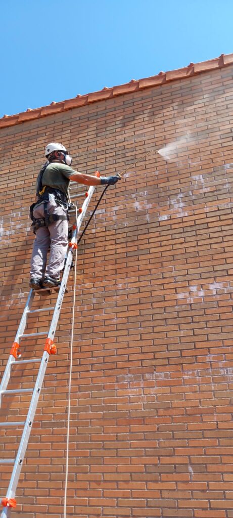 hidrofugado de fachada con sikagard 711E